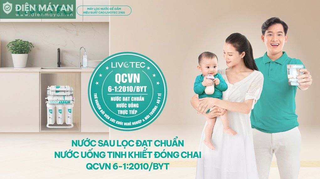 Máy lọc nước RO Livotec 216S 10 lõi